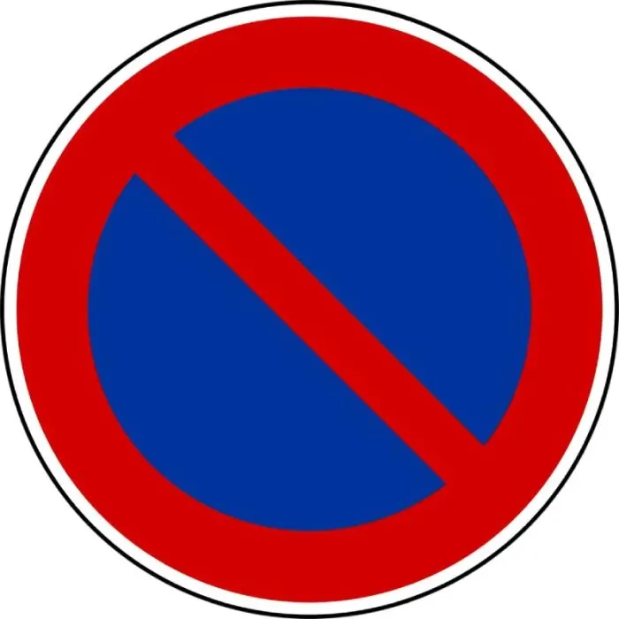 Signalétique Interdiction de Stationner B6a1