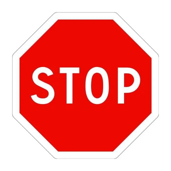 Panneau AB4 - STOP