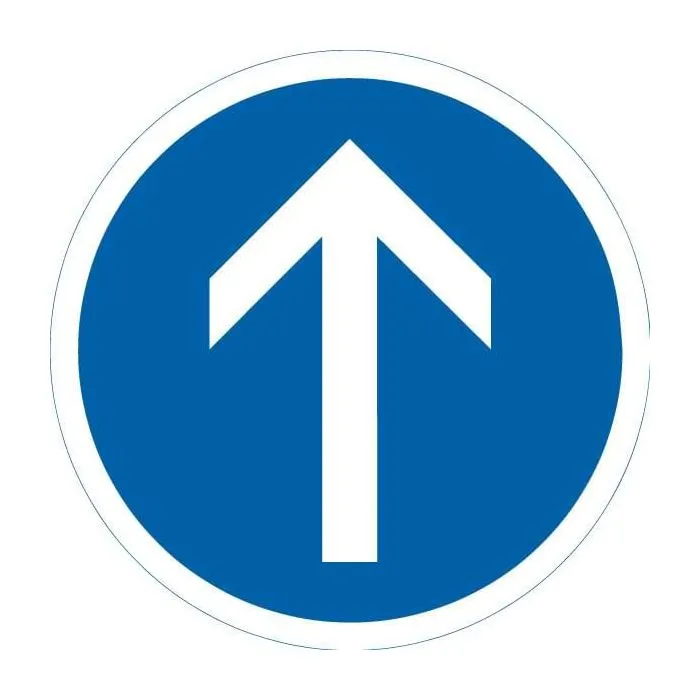Panneau Sens obligatoire B21b