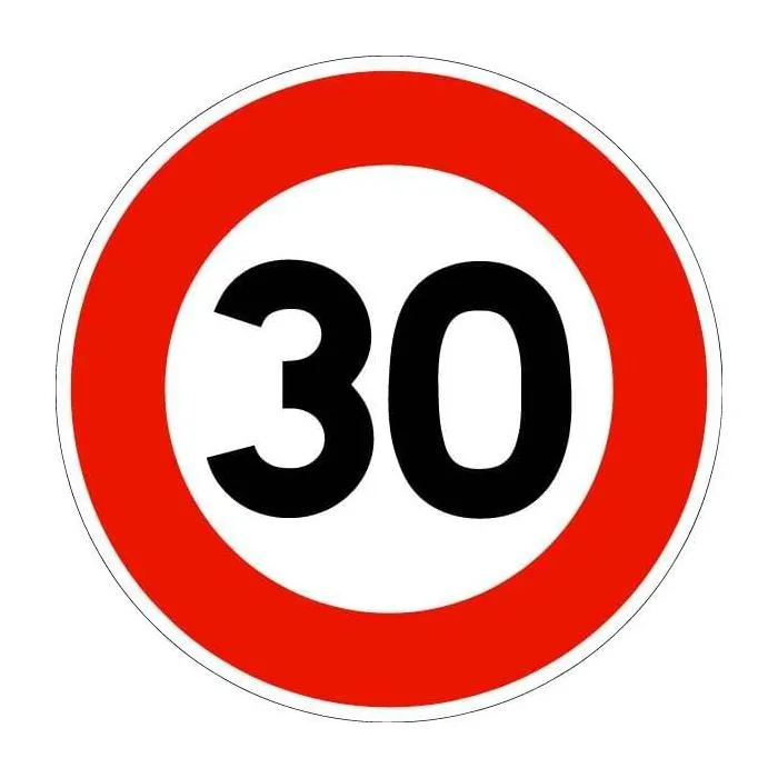 Panneau Limitation de vitesse B14