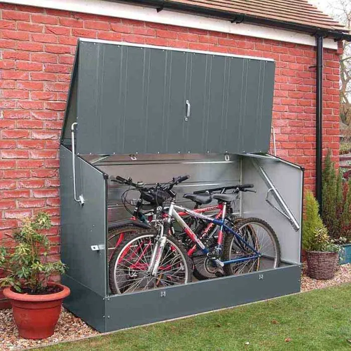 Coffre rangement vélos extérieur