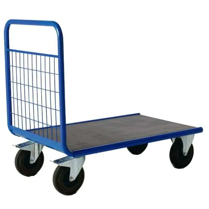 Chariot manutention dossier grillagé 500 Kg