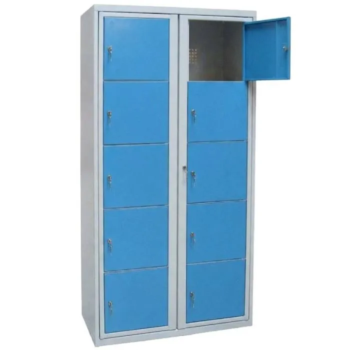 Vestiaire multi-cases visitables milieu scolaire