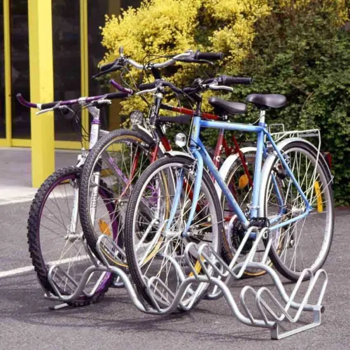 Support vélos côte à côte 3 à 9 places