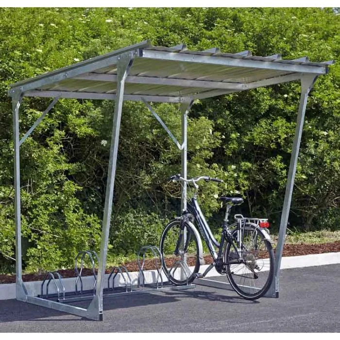Abri vélos acier galvanisé extérieur Steel