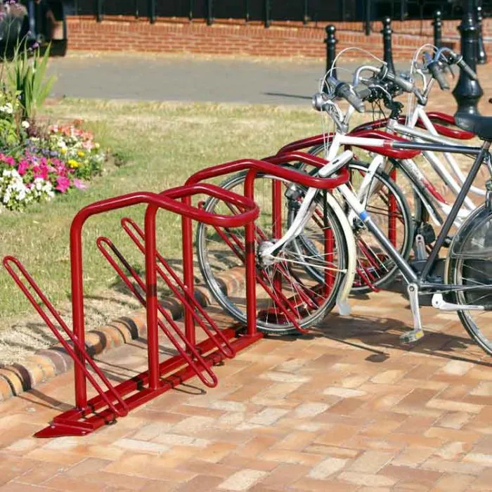 Range-vélos pour antivol en U 2 à 4 places