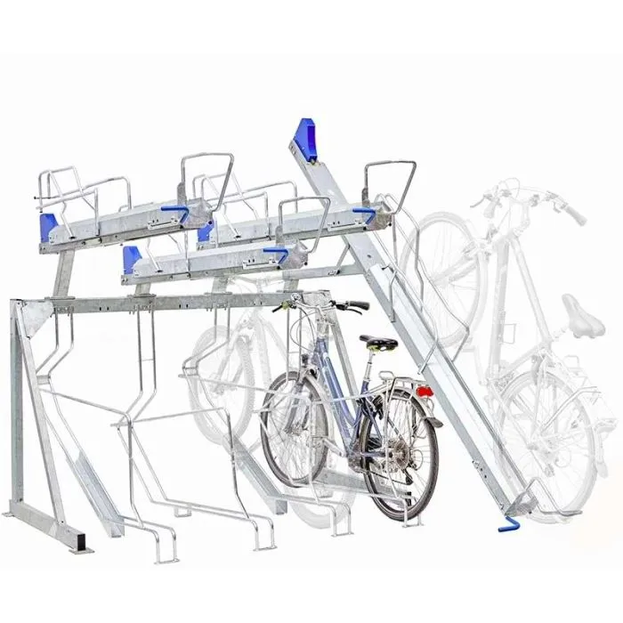 Range-vélos 8 places superposées