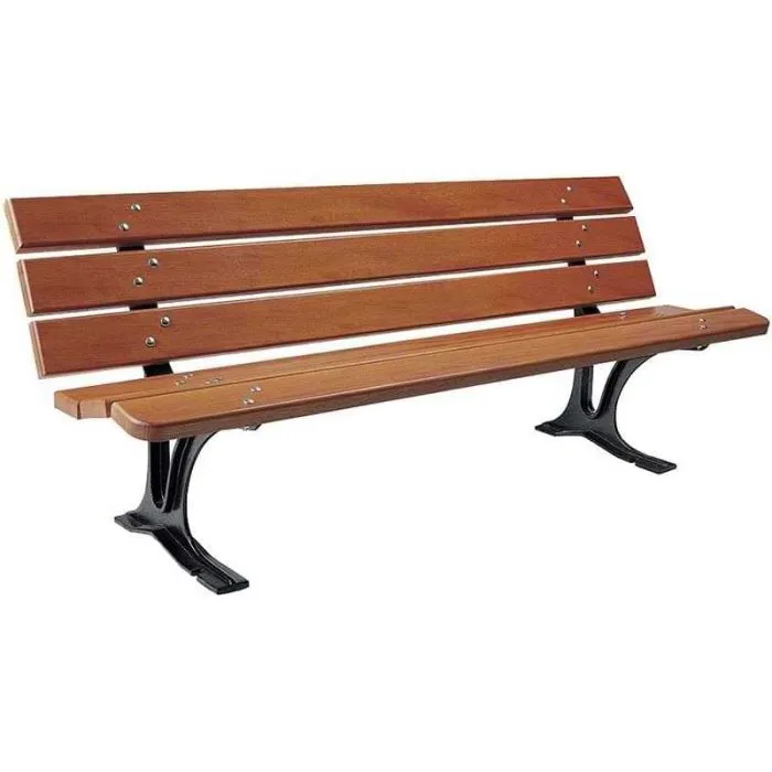 Banc public bois & fonte Sainte Maxime