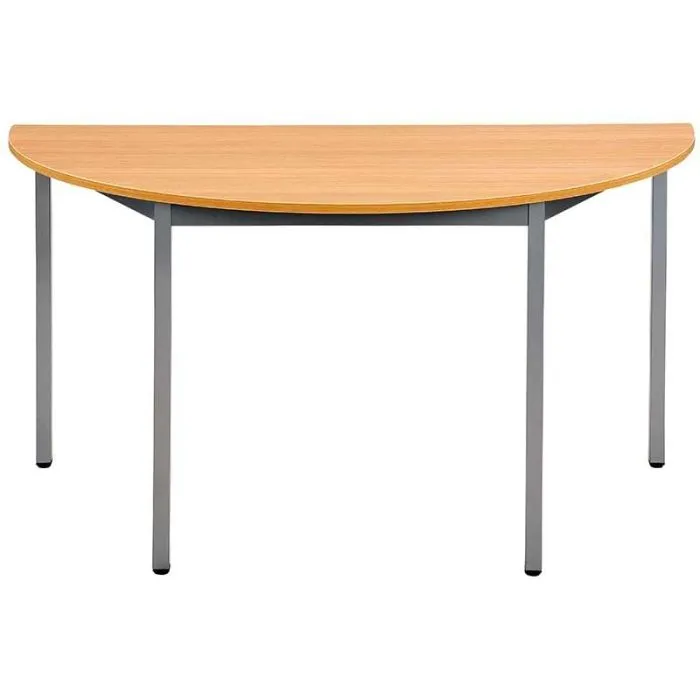 Table de réunion demi-ronde modulable