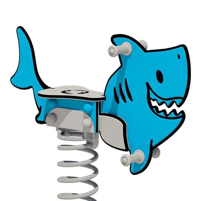 Jeu à ressort Requin pour aire de jeux – EN 1176