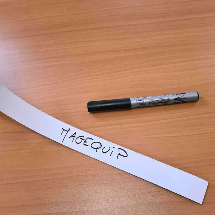 Bande Magnétique Blanc Inscriptible Effaçable à Sec