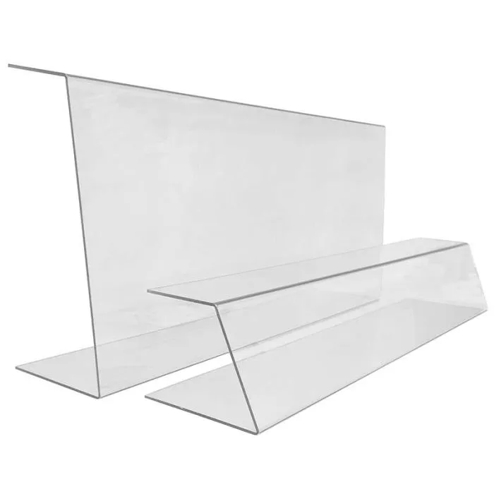 Vitrine de protection alimentaire transparente